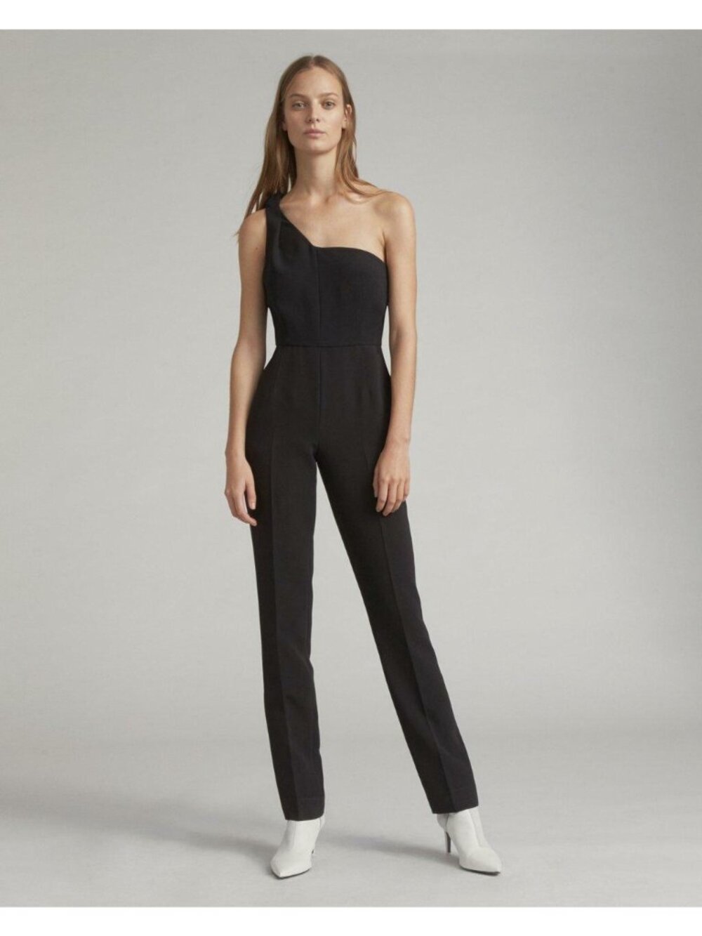 rag & bone Robyn One-Shoulder straight leg pants Jumpsuit evening suit sz 0 - Picture 2 of 10
